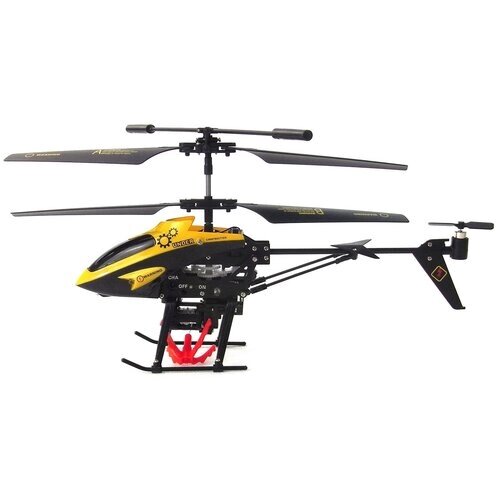 Вертолет WL Toys V388, 23 см, желтый/черный от компании М.Видео - фото 1