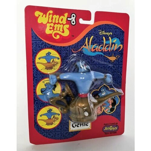 Винтажная фигурка Алладин Disney Aladdin Genie Wind Ems Up NIB Justoys #21006 от компании М.Видео - фото 1