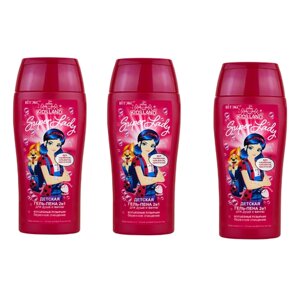Витэкс Гель-пена Kidsland Super Lady Детская для душа и ванной Волшебные пузырьки, 300 мл, 3 шт
