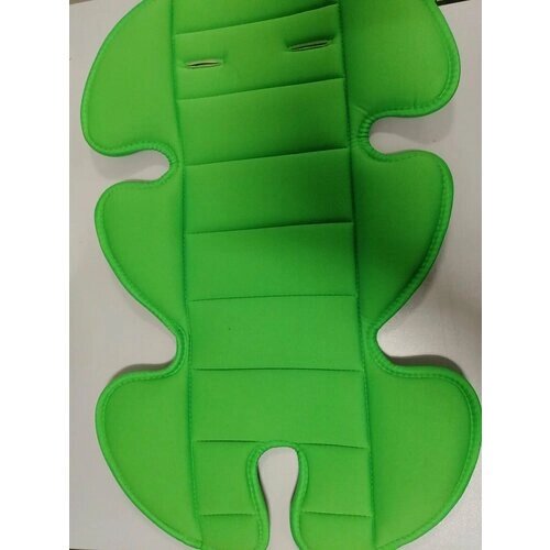Вкладыш для детского автокресла сплошной зеленый от компании М.Видео - фото 1