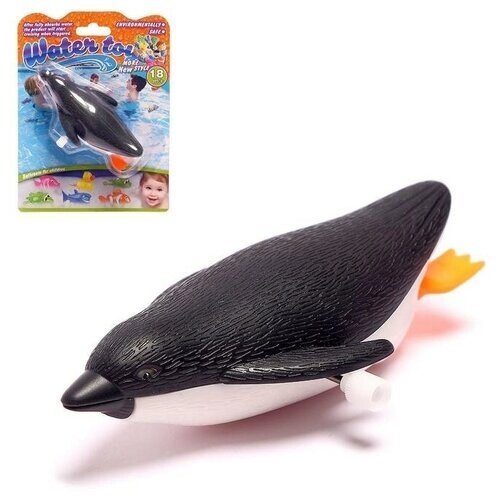 Водоплавающая игрушка «Пингвин» заводная от компании М.Видео - фото 1
