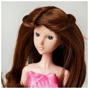 Волосы для кукол «Волнистые с хвостиком» размер маленький, цвет 12В