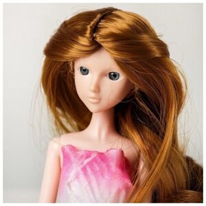 Волосы для кукол "Волнистые с хвостиком" размер маленький, цвет 16А