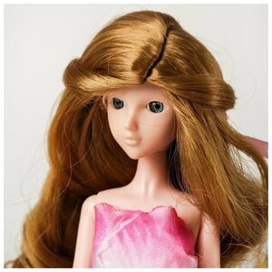 Волосы для кукол «Волнистые с хвостиком» размер маленький цвет 22
