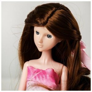 Волосы для кукол "Волнистые с хвостиком" размер маленький, цвет 6 4275531