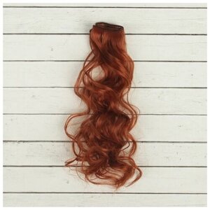 Волосы - тресс для кукол «Кудри» длина волос: 40 см, ширина:50 см,13