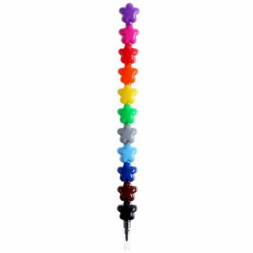 Восковой карандаш "Звезда", набор 11 цветов от компании М.Видео - фото 1