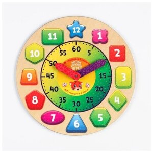 Время игры Часы детские развивающие "Учим время"