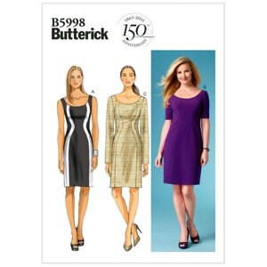 Выкройка butterick №5998 платье