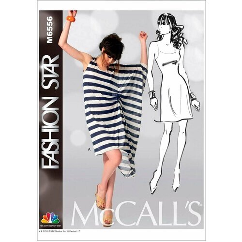 Выкройка McCall's №6556 Платье, сарафан от компании М.Видео - фото 1
