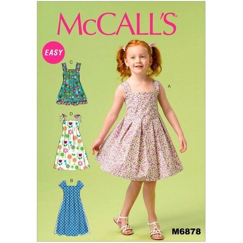 Выкройка McCall's №6878 Платье от компании М.Видео - фото 1