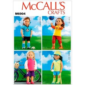 Выкройка McCall's №6904 Одежда для куклы