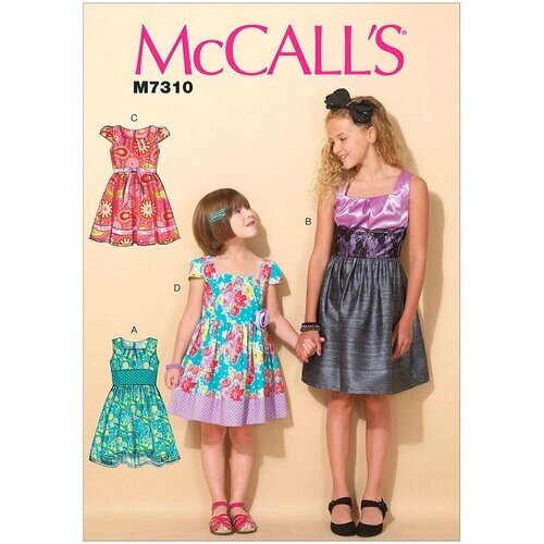 Выкройка McCall's №7310 Платье от компании М.Видео - фото 1