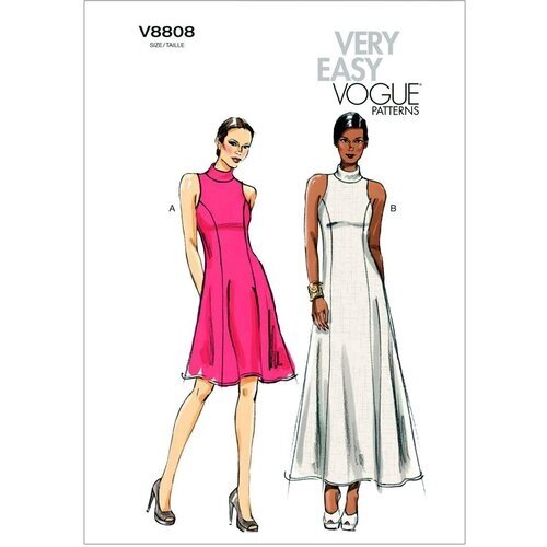 Выкройка Vogue №8808 Платье от компании М.Видео - фото 1