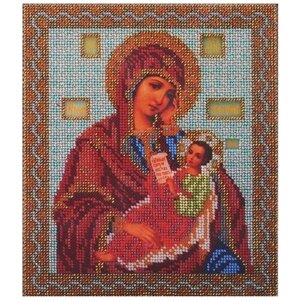 Вышивка бисером Богородица Утоли Мои Печали 20x24 см