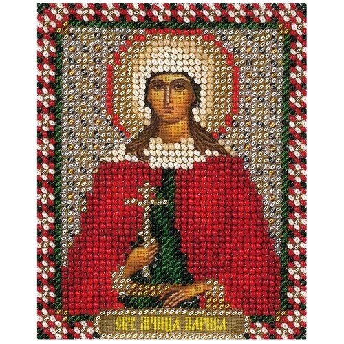 Вышивка бисером Икона Святой мученицы Ларисы 8.7x11 см от компании М.Видео - фото 1
