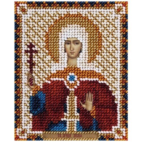 Вышивка бисером Икона Святой мученицы Лидии Иллирийской 8.5x11 см от компании М.Видео - фото 1