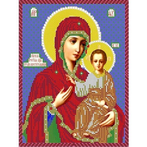 Вышивка бисером иконы Богородица Предвозвестительница 19*24 см от компании М.Видео - фото 1