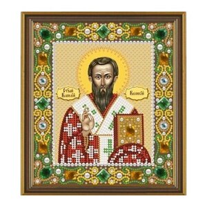 Вышивка бисером Св. Василий Великий 13x15 см