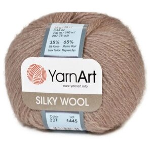 Yarnart silky wool 35% вискоза;65%шерсть мериносовая;25гр-190м