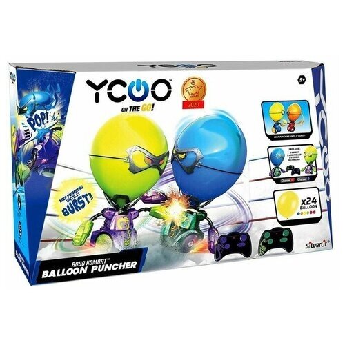 YCOO - Боевые роботы Робокомбат Шарики (Фиолетовый, Зеленый) от компании М.Видео - фото 1