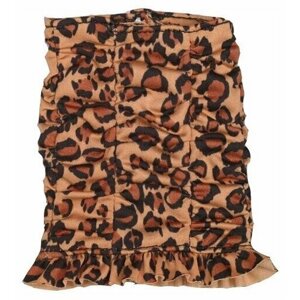 Юбка Tonner Pulled Together Leopard Skirt (Стягивающаяся леопардовая с простроченными оборками для кукол Тоннер)