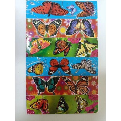 Закладки магнитные "Бабочки" (12шт) от компании М.Видео - фото 1