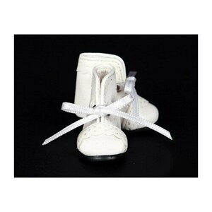 Закрытые ботиночки белые для кукол БЖД Luts (Латс) 26 см