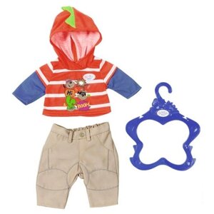 Zapf Creation Набор одежды для куклы Baby Born 43 см: Толстовка с брюками, 2 предмета 824535