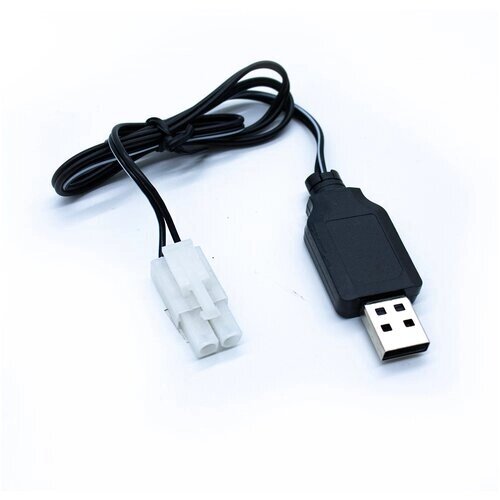 Зарядное устройство USB 7,2V, разъем Tamiya для радиоуправляемых игрушек от компании М.Видео - фото 1