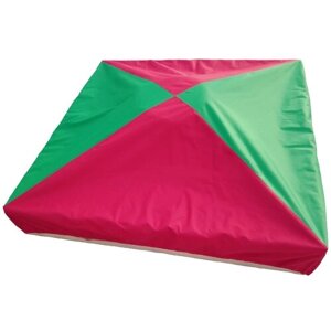 Защитный чехол для песочницы, бриз ПК, 210*210*15 см, зелено-красный