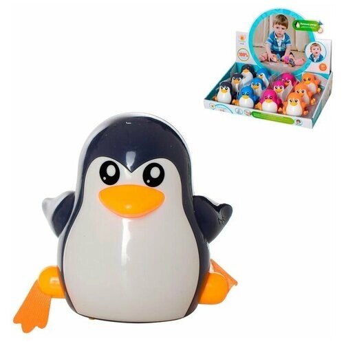 Заводная игрушка Пингвин для малышей 12шт в ассортименте от компании М.Видео - фото 1