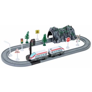 Железная дорога для детей "Мой город, 41 предмет", на батарейках, G201-009