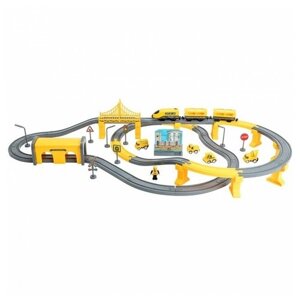 Железная дорога игрушка Строительная площадка 92 предмета G201-001