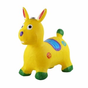 Животное-прыгун Кролик музыкальный, желтый