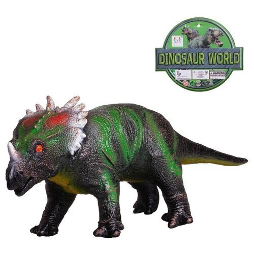 Звуковая фигурка "Большой динозавр Трицератопс, 60 см." Junfa от компании М.Видео - фото 1