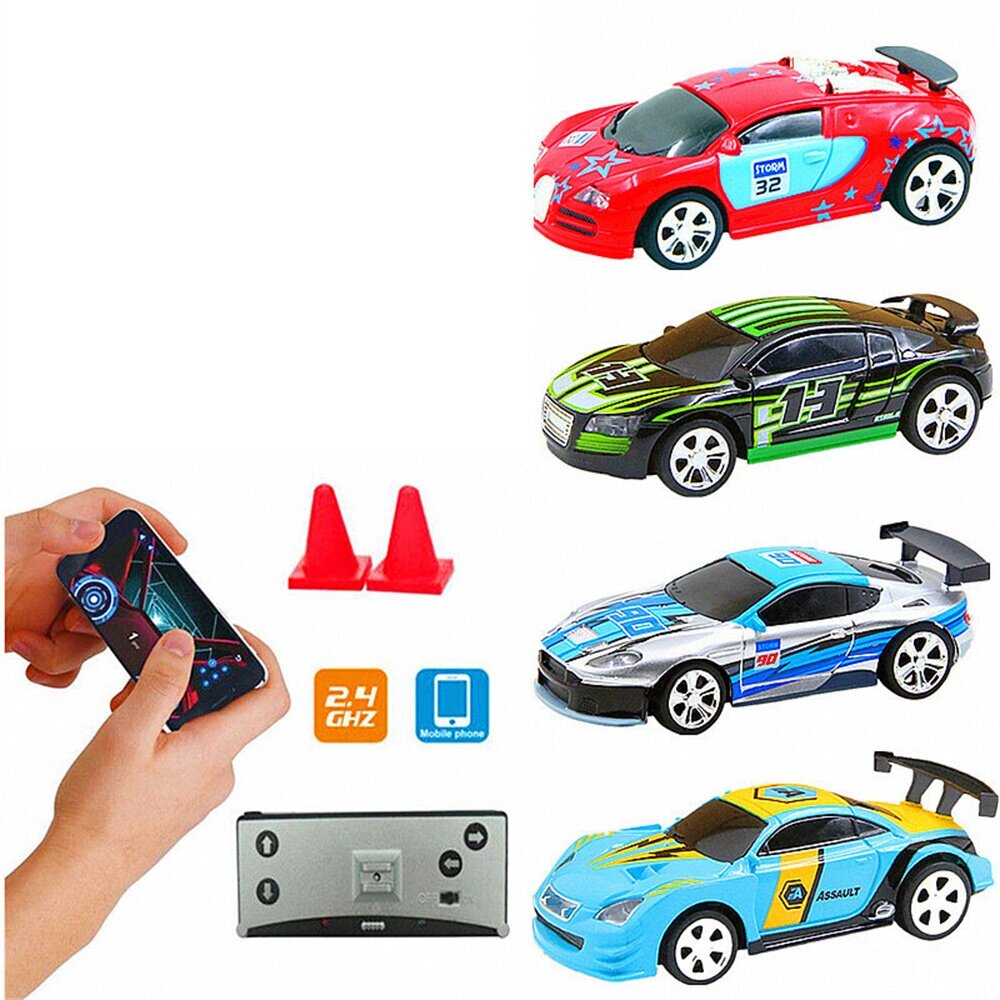 1/58 2.4G 4CH Electric Mini RC Авто App Control Радио Дистанционное Управление Mini Racing Toys Model от компании Admi - фото 1