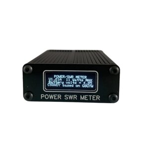 1,6-30 МГц 0,1 Вт-11 Вт QRP SWR Мини Настольный коротковолновый измеритель мощности стоячей волны Встроенный 400 мАч лит