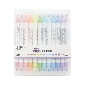 12 цветов двойной головкой маркер Colorful граффити Ручка скрапбукинг бумага ремесло цветной многоцветный радужный марке