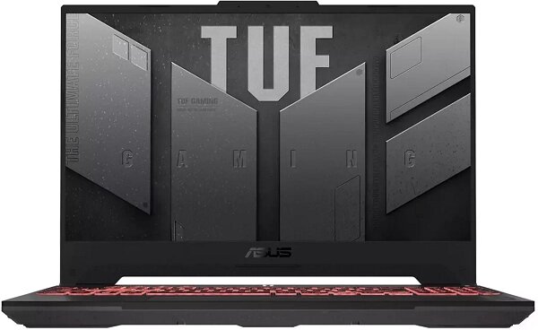 15.6 Ноутбук Asus TUF Gaming A15 FA507NV-LP020 1AMD Ryzen 7 7735HS/NVIDIA GeForce RTX 4060/16Gb/1Tb серый/DOS от компании Admi - фото 1