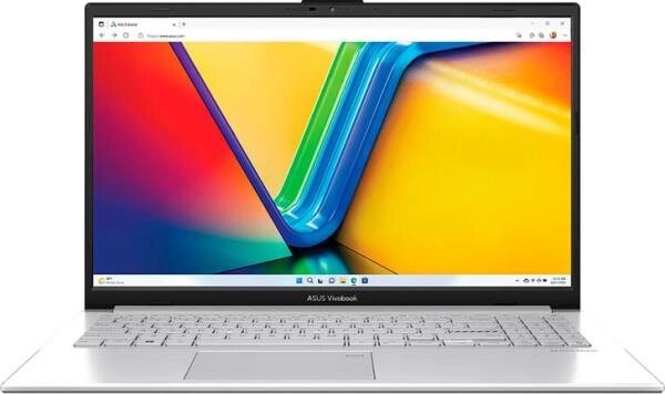 15.6 Ноутбук Asus VivoBook Go E1504F OLED AMD Razen 5 7520U 16/512Gb cеребро от компании Admi - фото 1