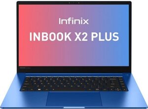 15.6 Ноутбук infinix inbook X2 plus XL25 IPS 1920x1080/core i7 1195G7 /16gb/512pcissd/int: intel UHD 600/W11H64/blue