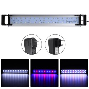 16W 60cm LED Аквариум Fish Tank Timing Fish Lights Submersible Растение Расти