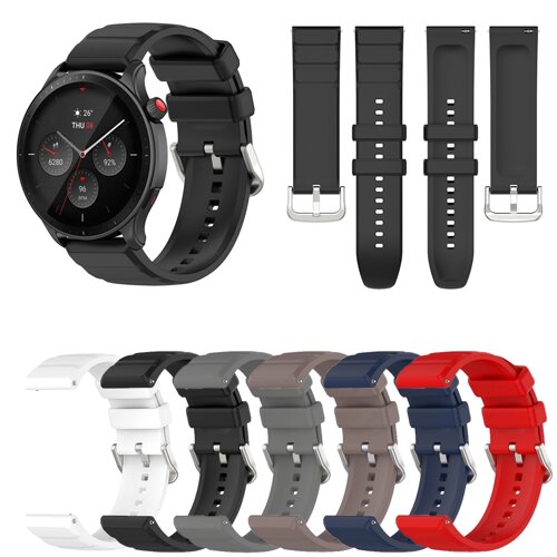 22 мм Multi-color Sport Силиконовый Smart Watch Стандарты Сменный ремешок для Амазфит ГТР 4
