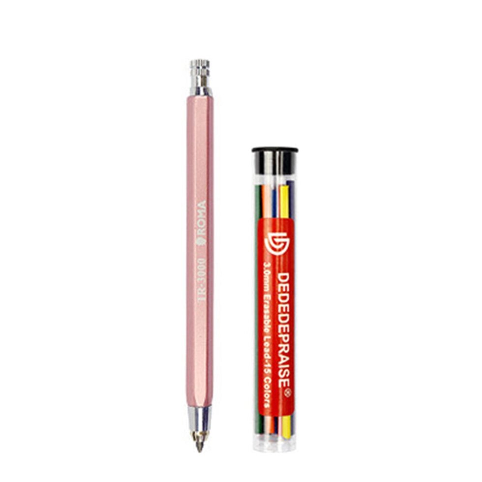 3,0 мм автоматический стираемый карандаш для карандашей цветной грифель с портативной точилкой для заправки художественн от компании Admi - фото 1