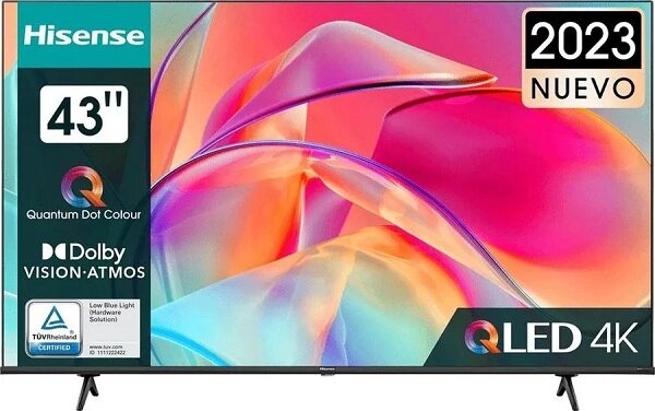 43 Телевизор Hisense 43E7KQ 2023 QLED, черный от компании Admi - фото 1