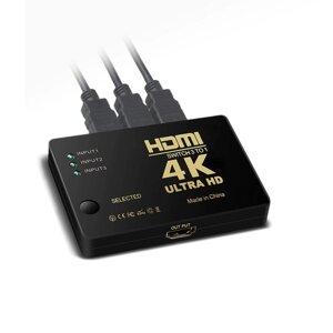 4K 2K 3x1 Кабельный разветвитель HDMI HD 1080P Адаптер видеокоммутатора 3 входа 1 выходной порт HDMI-концентратор для Xb