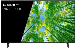 50 Телевизор LG 50UQ80006LB 2022 HDR, LED, grey