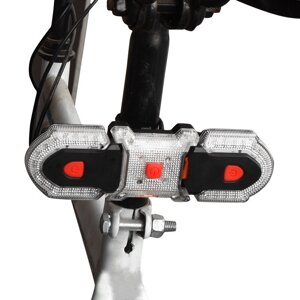 500mAh Steering Bike Tail Light USB-зарядка Detachable Tail Light Mountain Bike Warning Light
