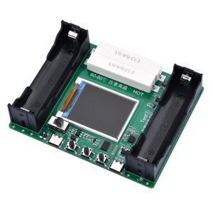 5V LCD Дисплей 18650 Литиевый Батарея Тестер емкости Модуль детектора мощности 2-х полосный с портом Type-c для зарядки